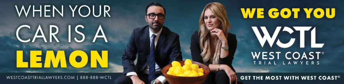 Attorneys: Dean (Left) and Liana (Right) sitting down with a bowl of lemons inbetween them.
