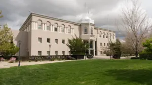 A shot of a Nevada government building.